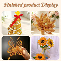 Pipe Cleaners Craft Supplies - 30CM / Glitter Golden / 100 - image 4