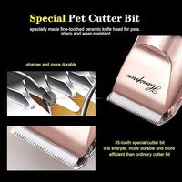 Dog Clippers for Grooming, Professional 5000mAh Battery Dog Trimmer for Thick Hair,Heavy Duty Cordless Dog Trimmer for Grooming, Low Noise with Guard Combs for Dog Cat