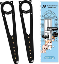Neobay Cat Door Latch with Stabilizer - Black 2 Packs