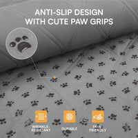Luciphia Waterproof Couch Cover for Dogs - Light Grey / 52" x 82" - image 3