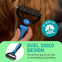 Maxpower Planet Dog Grooming Rake, Deshedding Undercoat Brush - C - Rake and Comb Kit (Best Value) / Large - image 3