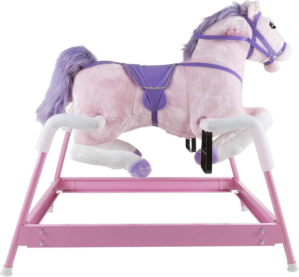 Happy Trails Spring Rocking Horse, 29” x 11” x 25” - Pink - image 2