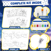 CHICAUP Paint with Water Coloring Books for Kids - Hero Blue - image 3