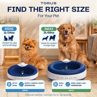 Filtered Portable Dog Water Dispenser - Barkwood Beige / Maxi (68 oz / 2L) / Water Dispensers - image 4
