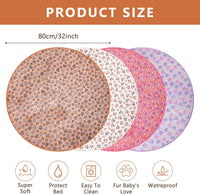 4 Pack Washable Whelping Pad Whelping Supplies Absorbent Reusable - Bright Color / 32 Inch - image 2