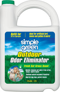 Simple Green Outdoor Odor Eliminator for Pets, Dogs - Fresh Cut Grass / 128 Fl Oz (Pack of 1)