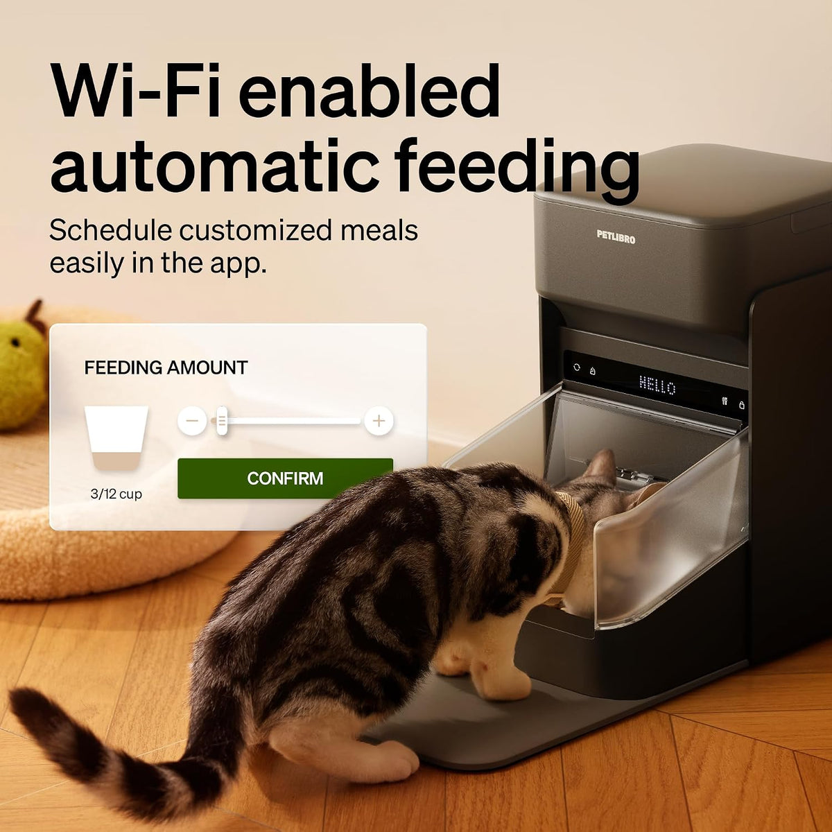 PETLIBRO RFID Automatic Cat Feeder - Black / 3L (Pack of 1) - image 4