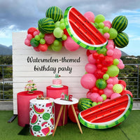 JellyArch inflatable surfboard decorations with tropical flower print, set of 4 - view 40