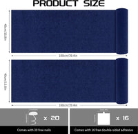 2 Pcs Self-Adhesive Cat Scratch Mat - Blue