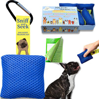 Dog Scent Training kit, Brain Games, Hide and Seek Toys - Blue