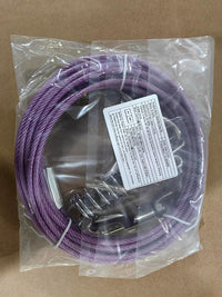 Tie Out Cable for Dog,50FT Dog Leads with Swivel Hook and Shock Spring,Heavy Duty Tie Out Cable for Large Dogs Up to 125lbs,Durable Dogs Runner Tether Line for Outdoor,Yard