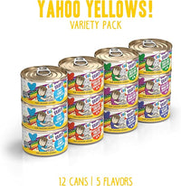 Weruva B.F.F. OMG - Best Feline Friend Oh My Gravy, Yahoo Yellows Variety Pack, 2.8oz Can (Pack of 12)