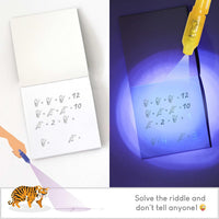 BONNYCO Invisible Ink Pen and Notebook Pack of 16 Party Favors - Jungle - Pack 32 - image 4