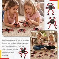 Jerify 40 pack transformable chain robot fidget spinner toys in five bright colors - view 16