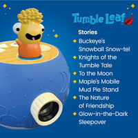 Kids Pink Book Projector, 5 Read Aloud Fairytale Stories - Tumble Leaf, Owl & Projector - image 4