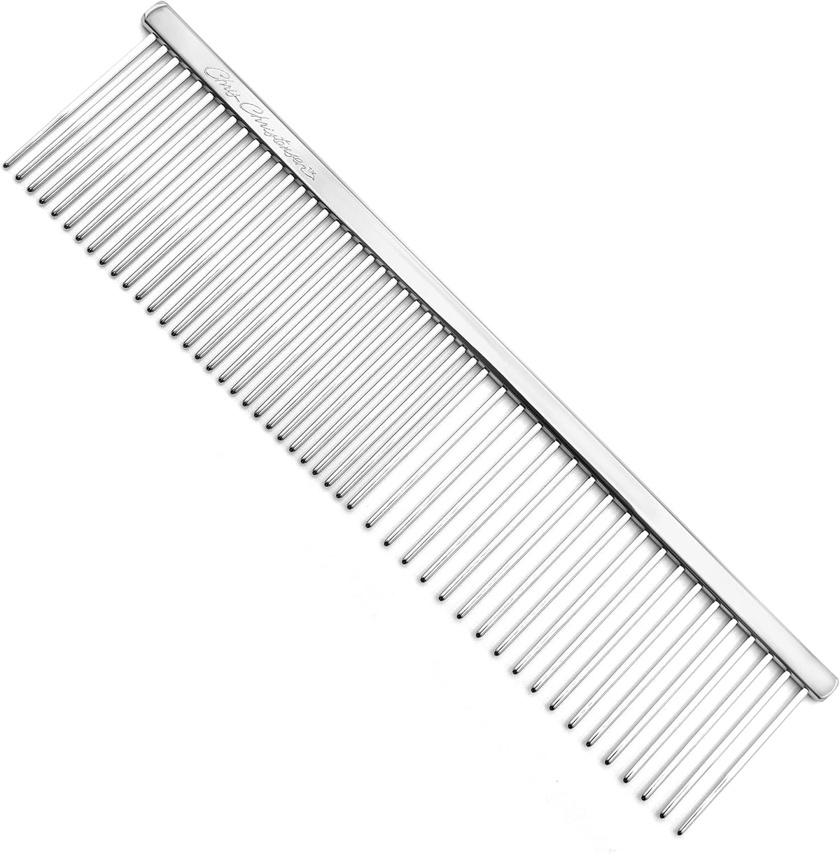 Chris Christensen 000 7.5 in. Greyhound Style Fine/Coarse Colored - Metallic / 005 - 7.5 Inch Coarse/Medium Long-Tooth