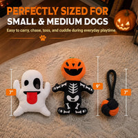Pacific Pups Products Halloween Dog Toys 8-Pack for Small Dogs - Small Dog 3 Pack - image 3
