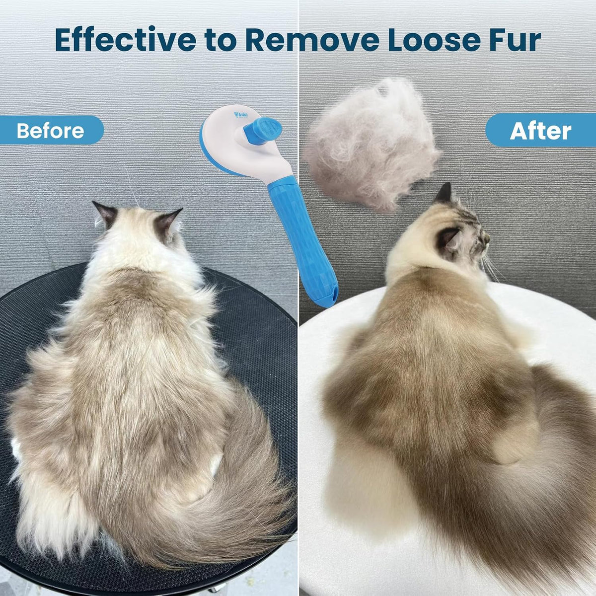 Analan 3 in 1 Pet Grooming & Hair Removal Kit – Essentials for Cats - image 3