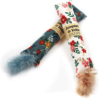 Jumpaws 2 Pack Natural Interactive Catnip & Silvervine Cat Kicker - Floral - image 4
