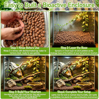 10LBS Organic Expanded Clay Balls Terrarium Substrate for Reptiles – Daily Care for Reptiles And Amphibians - 6LB - image 4