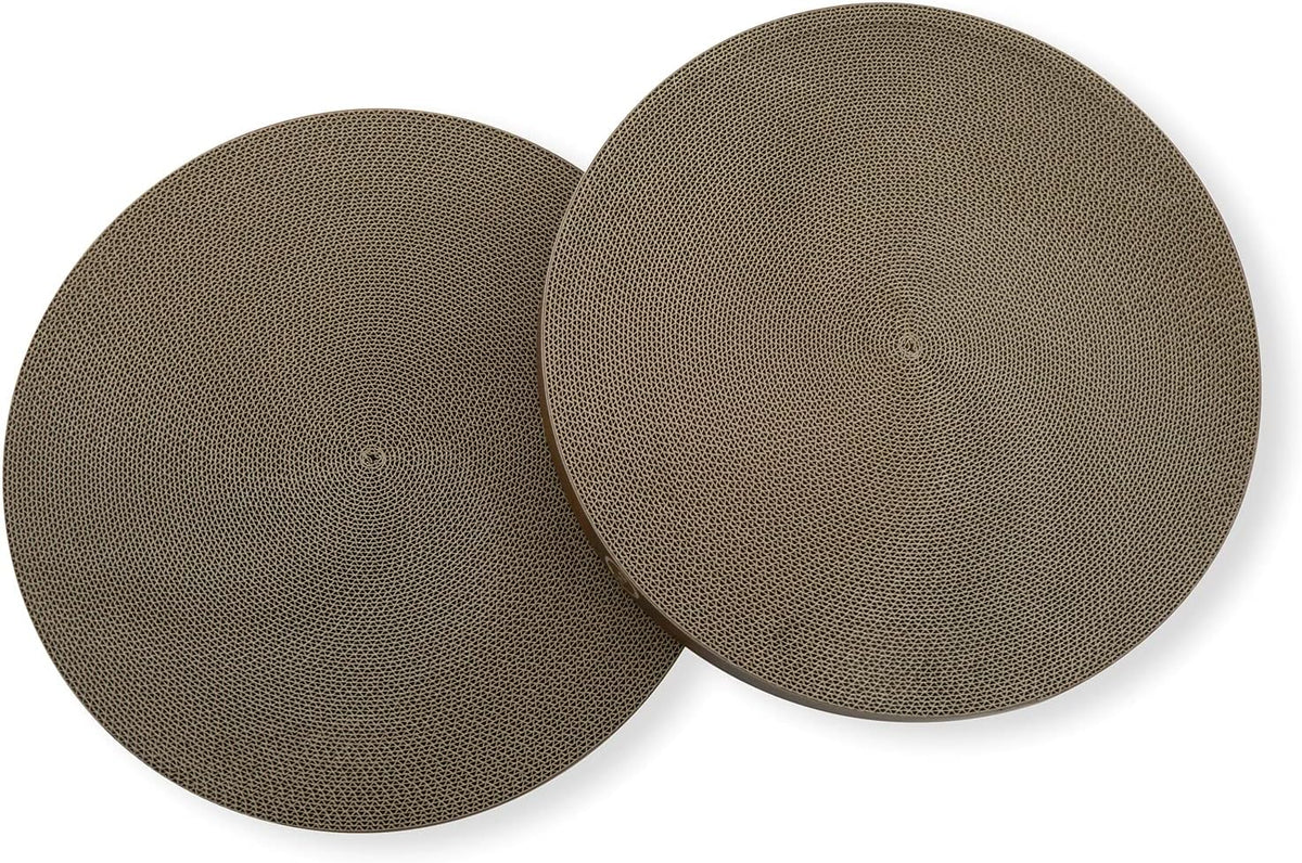 Necoichi Cat Scratcher Bowl Replacement for Indoor Cats - Extra Large / Dark Cherry - image 4
