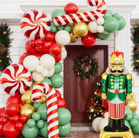 Pastel Rainbow Balloons Arch Garland Kit for Pastel Party Decor – Fun for Kids & Family - Nutcracker Christmas