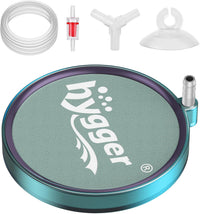 hygger Aquarium Air Stone 2 Inch, Fish Tank Bubbler Stone - 4 Inch