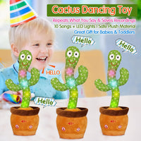 Emoin Adjustable Volume Control Dancing Cactus Toy Talking Cactus Toy - A-Dancing Cactus Mimicking - image 3