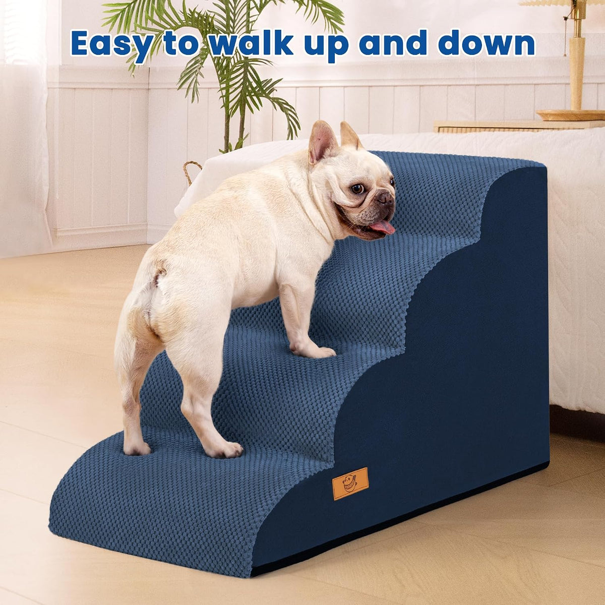 Dog Stairs for Small Dogs & Cats - Blue / 4 - image 2