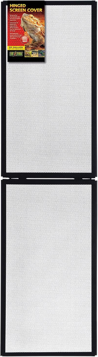 Exo Terra Hinged Terrarium Screen Cover, 60 Breeder/75 Gallon – Essentials for Reptiles And Amphibians - Medium