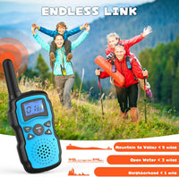 Wishouse Walkie Talkies for Kids 4 Pack - Pink Blue Green Yellow - image 4