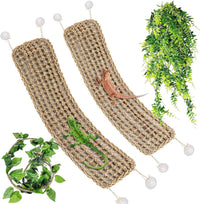 2 Pack Large Bearded Dragon Hammock - 2-Pack Set 30"x7" Large