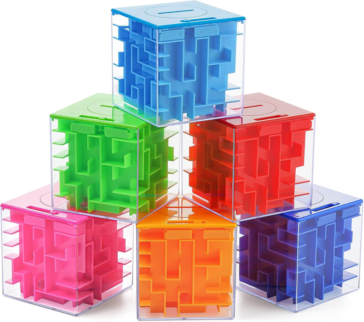 12 Pack Money Maze Puzzle Box for Cash Gift - 6 Pack
