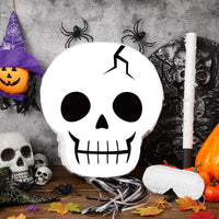 Aoriher Halloween skull piñata with bat stick, blindfold and square confetti - view 29