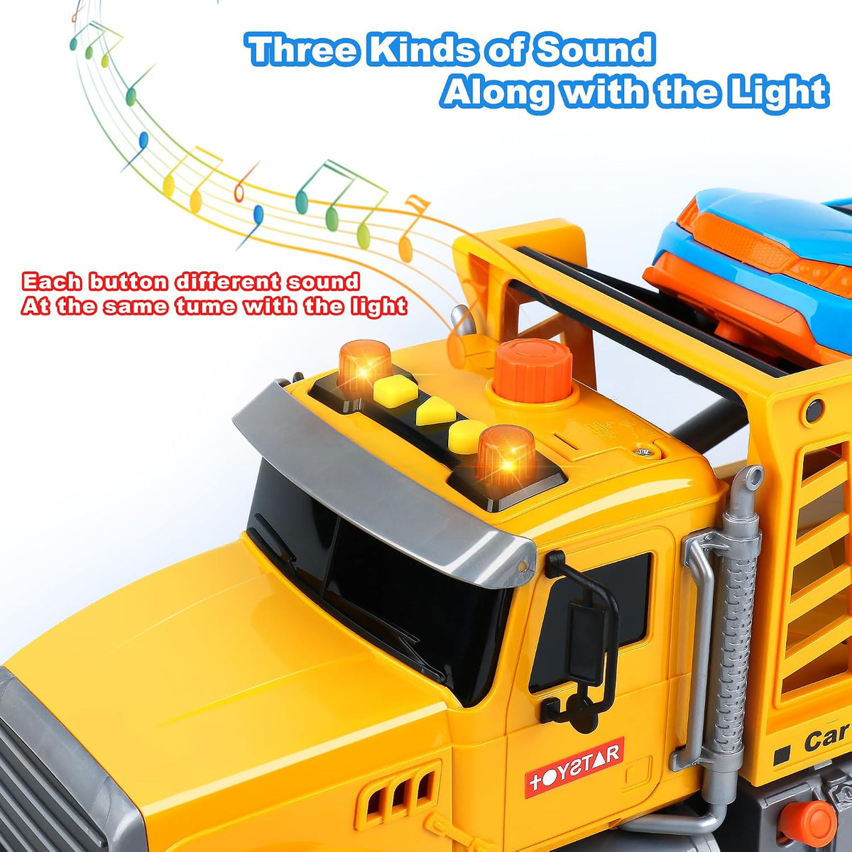 Dwi Dowellin Kid Trucks Toys for Boys Age 3-5 - transport truck - image 4