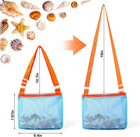 Vodolo Beach Mesh Shovel with Mesh Beach Bag for Shell Collecting - Silver - 1pcs Shovel With 1pcs Bag - image 3