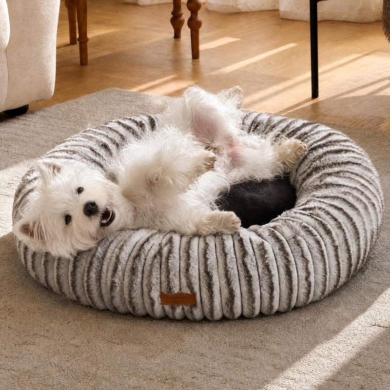 FUKUMARU Dog Bed, 30" Orthopedic Dog Beds for Medium Dogs - Coffee Gradient / 30"L x 30"W x 8"Th