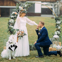 ADOGGYGO Dog Tuxedo Collar, Wedding Dog Bow Tie - Small / Black&White - image 3