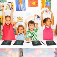 Zhehao 20 Pack 8.5 Inch LCD Writing Tablet Drawing Board - Black / Cute - image 3