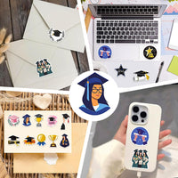 100PCS Vintage Christmas Stickers - Graduation Stickers - image 4