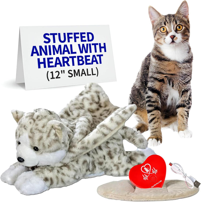 Pet Fit For Life Stuffed Animal with Rechargebale Heartbeat for Cats – Essentials for Cats