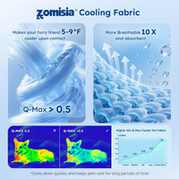 ZOMISIA Cooling Dog Bed for Crate - Grey / 41x27"(XL-Crate) - image 3