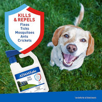 Adams Plus Yard Spray ; Kills Mosquitoes, Fleas, Ticks, Ants, And Many Other Listed Nuisance Pests in Outdoor Areas ; Treats Up to 5,000 Square Feet ; Easy To Use Hose-End Spray ; 32 Fl Oz