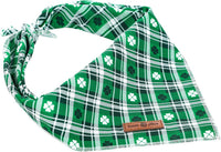 Lionet Paws Spring Daisy Dog Bandana Washable Cotton Handkerchief - St Patrick's Day / Small (Pack of 1) - image 4