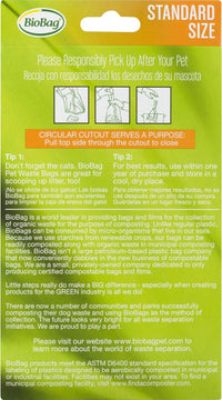 BioBag Compostable Pet Waste Bags, Standard Size - Blue / 50 Count (Pack of 4) - image 2