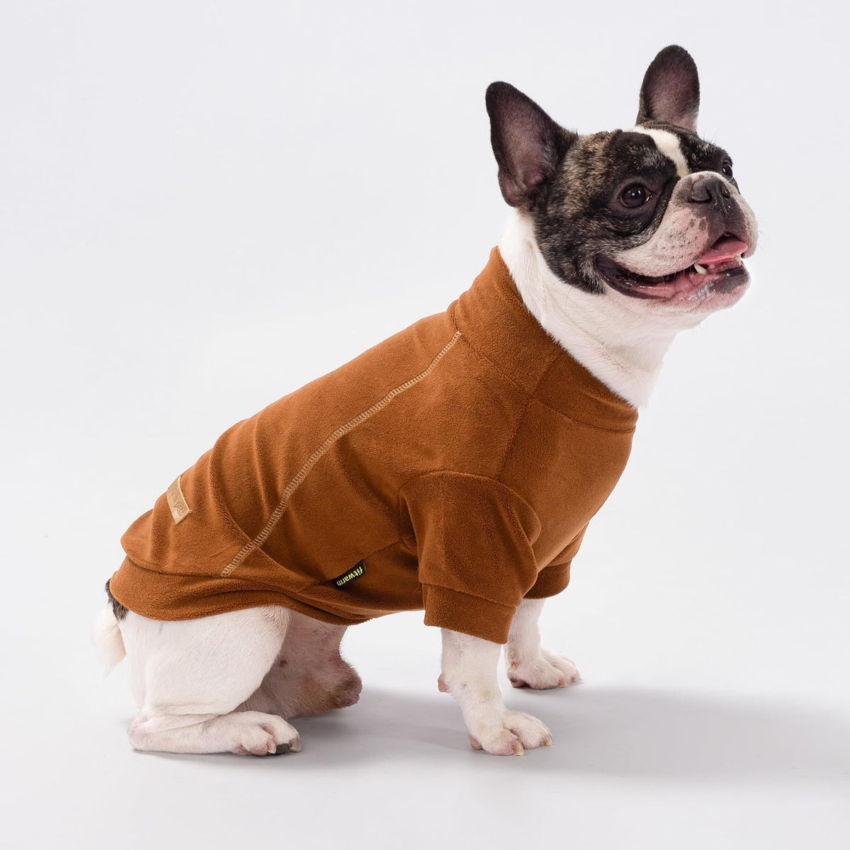 Fitwarm 3 Pack Classic Fleece Dog Sweater - XX-Large / Orange-Yellow-Coffee - image 3