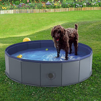 Niubya Foldable Dog Pool, Collapsible Plastic Dog Swimming Pool - S - 32'' x 8'' - image 2