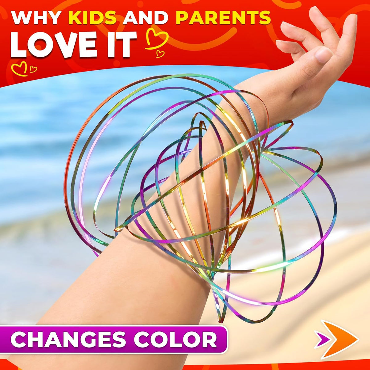 1Pcs Kinetic Flow Ring Spinner - image 4