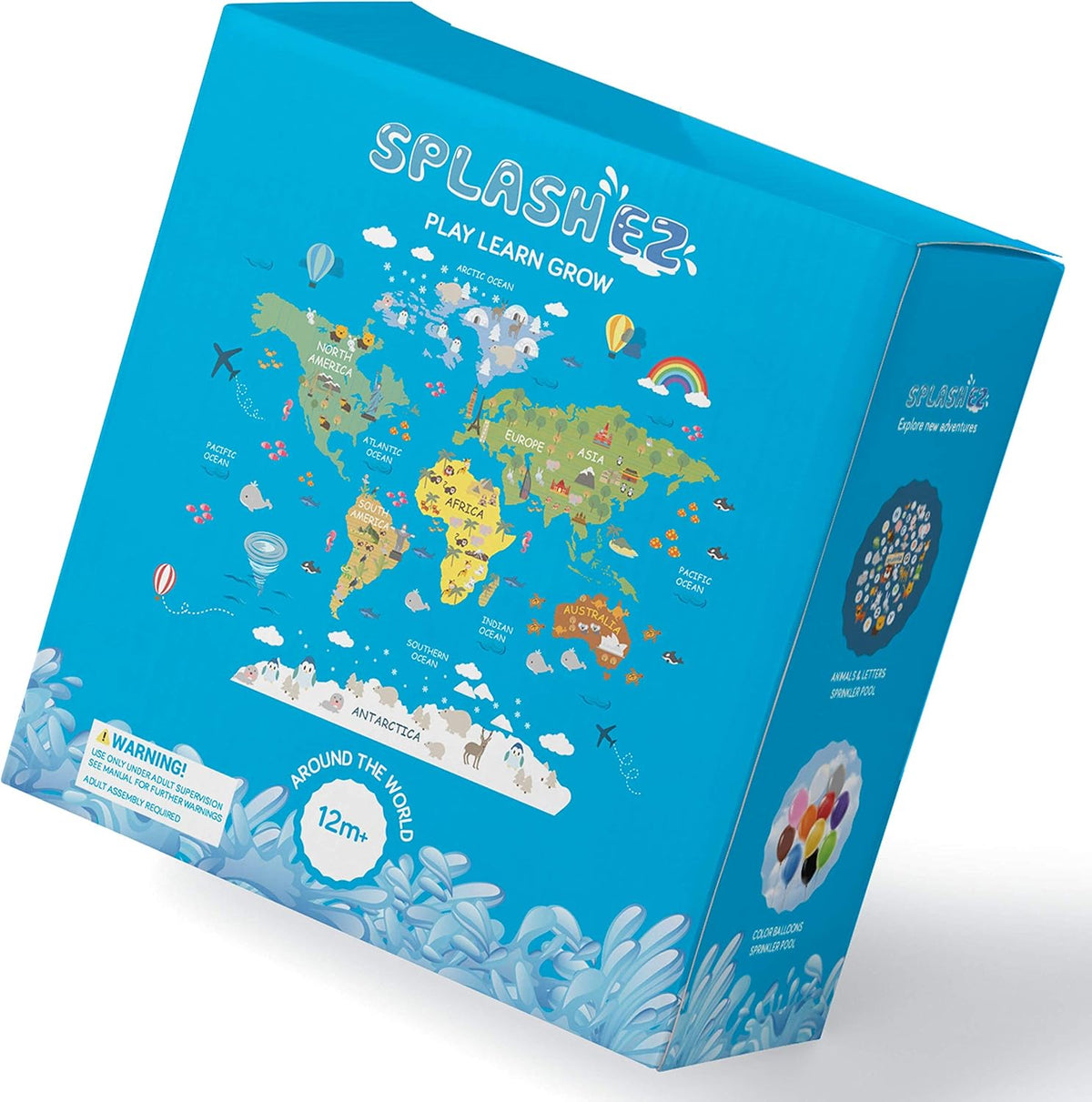 SplashEZ 3-in-1 Splash Pad - Around The World | 60 Inch - image 2