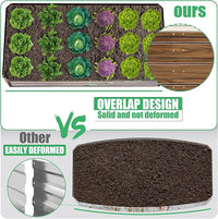 SnugNiture Galvanized Raised Garden Bed 6x3x2FT Outdoor Large Metal Planter Box Steel Kit for Planting Vegetables, Flowers
